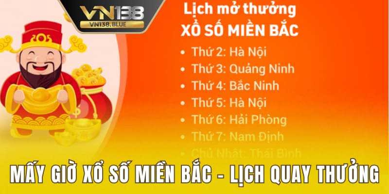 mấy giờ xổ số miền bắc